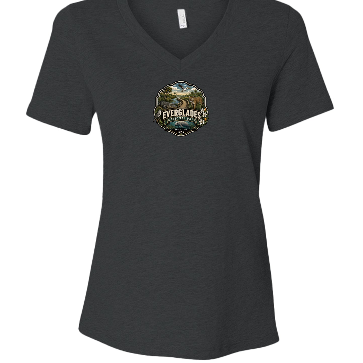 Dark Grey Heather - 6405CVC - FRONT