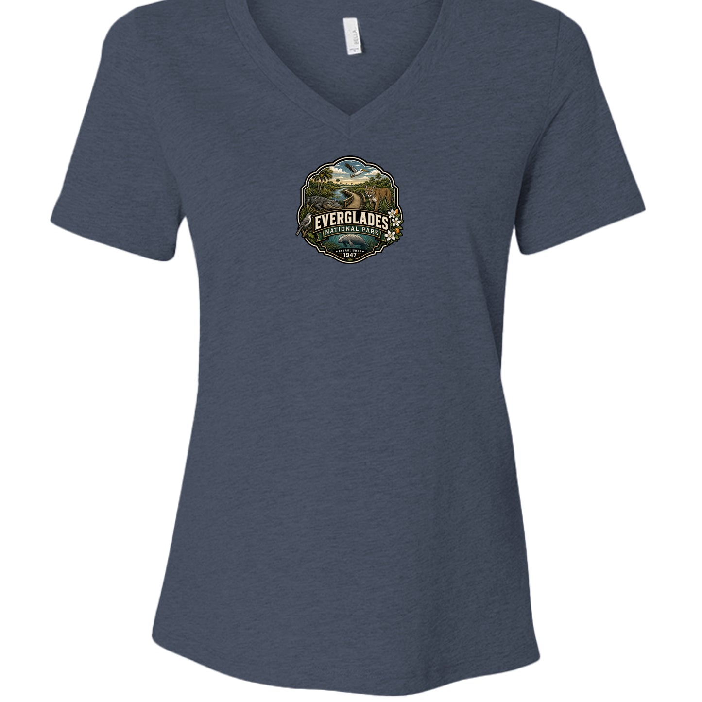 Heather Navy - 6405CVC - FRONT