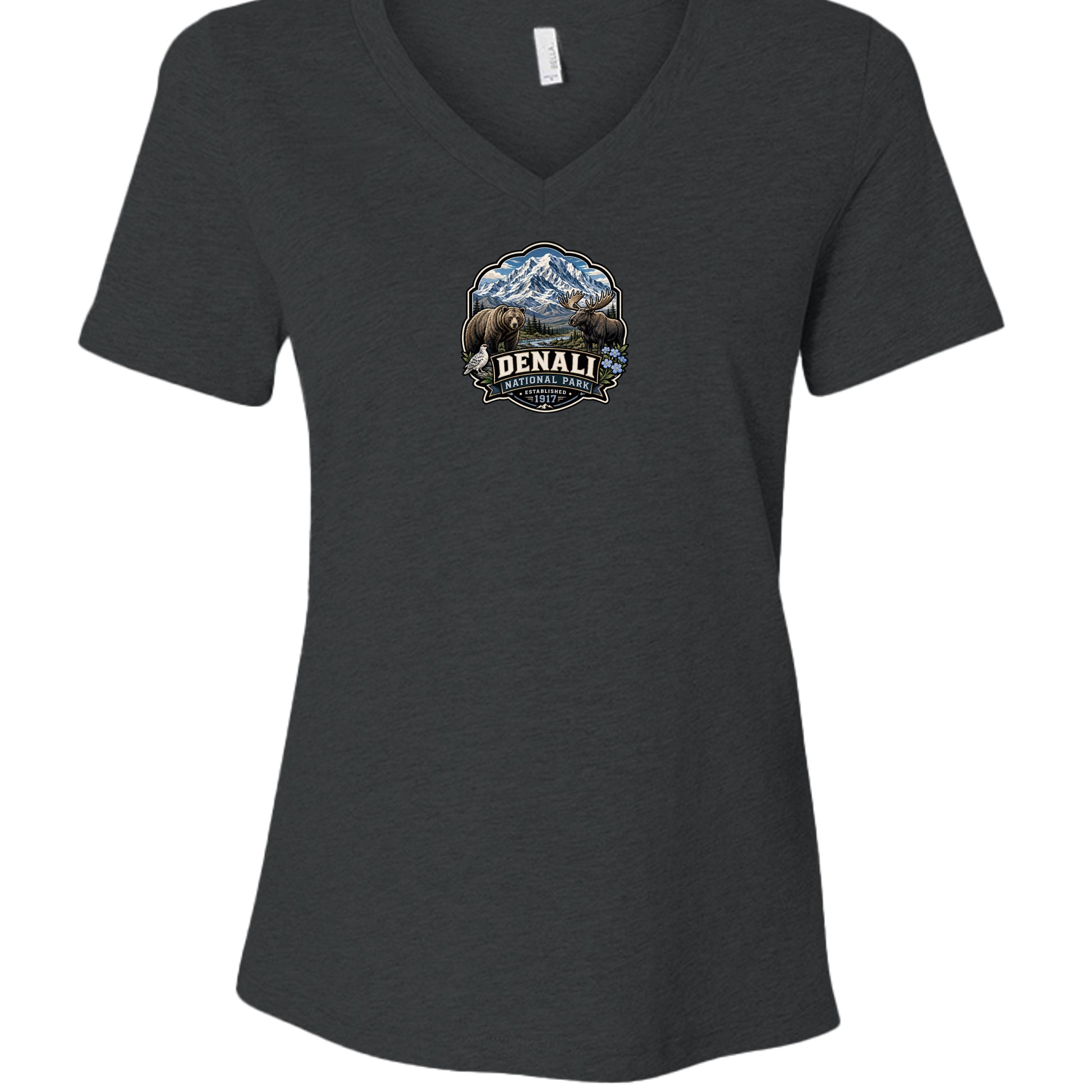 Dark Grey Heather - 6405CVC - FRONT
