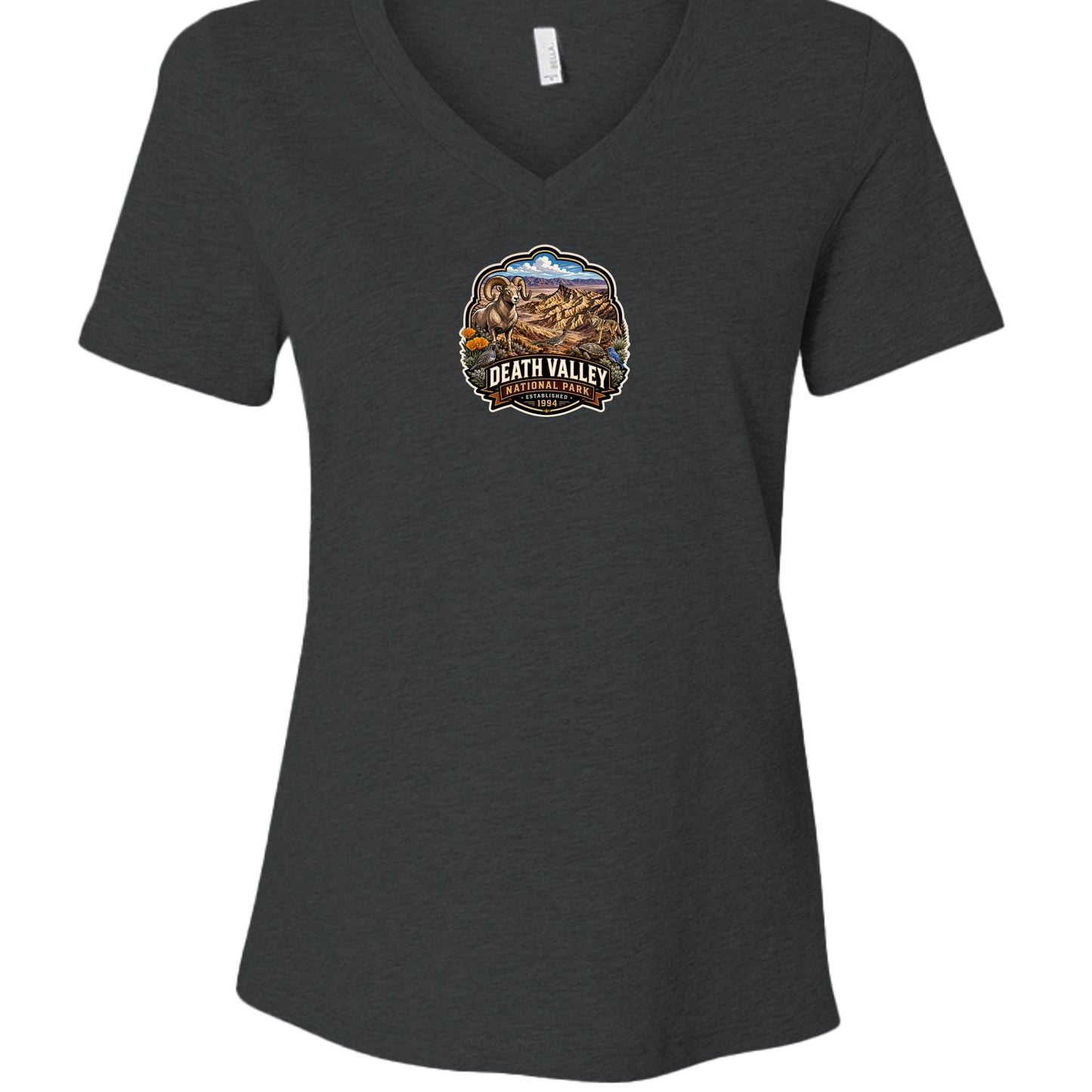 Dark Grey Heather - 6405CVC - FRONT