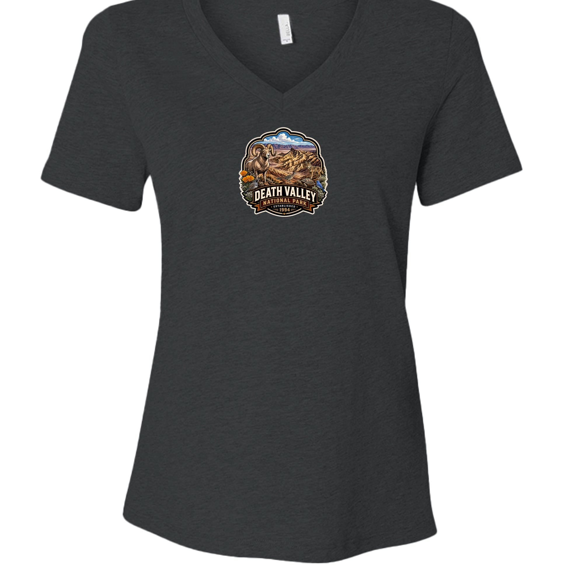 Dark Grey Heather - 6405CVC - FRONT