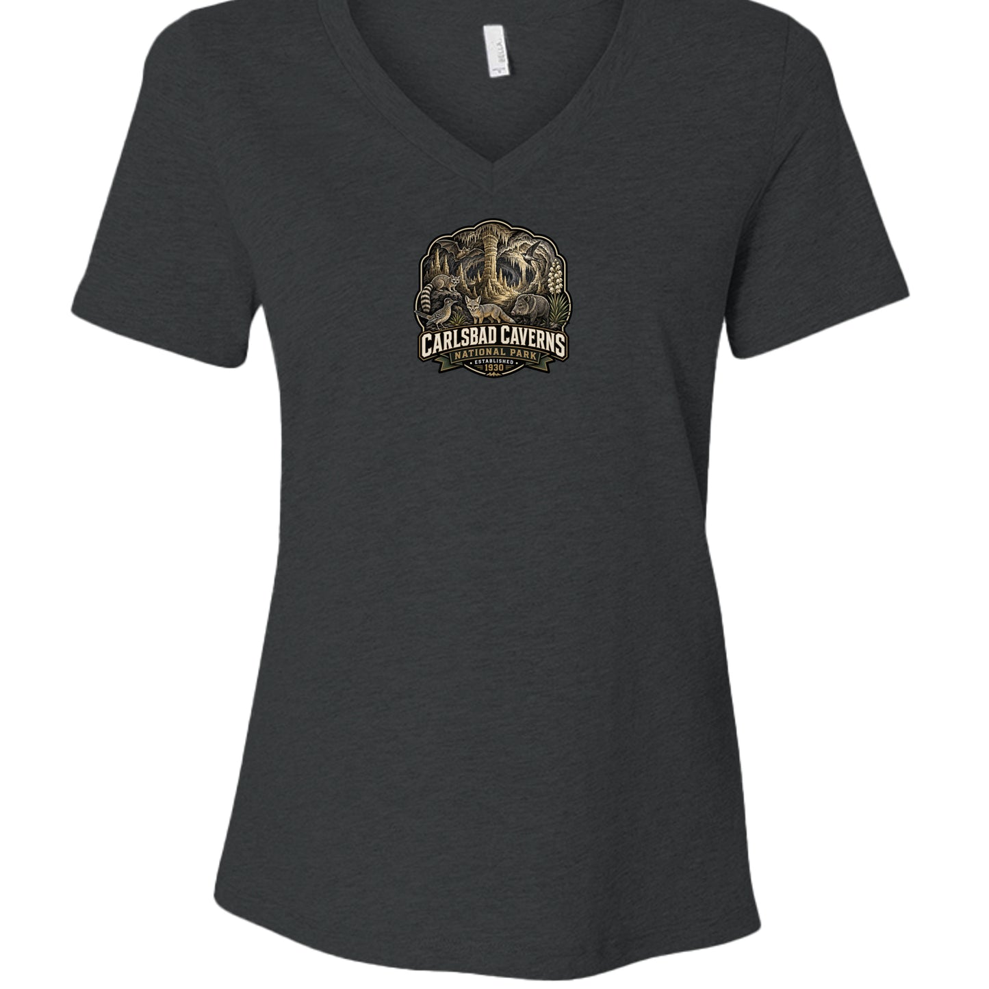 Dark Grey Heather - 6405CVC - FRONT