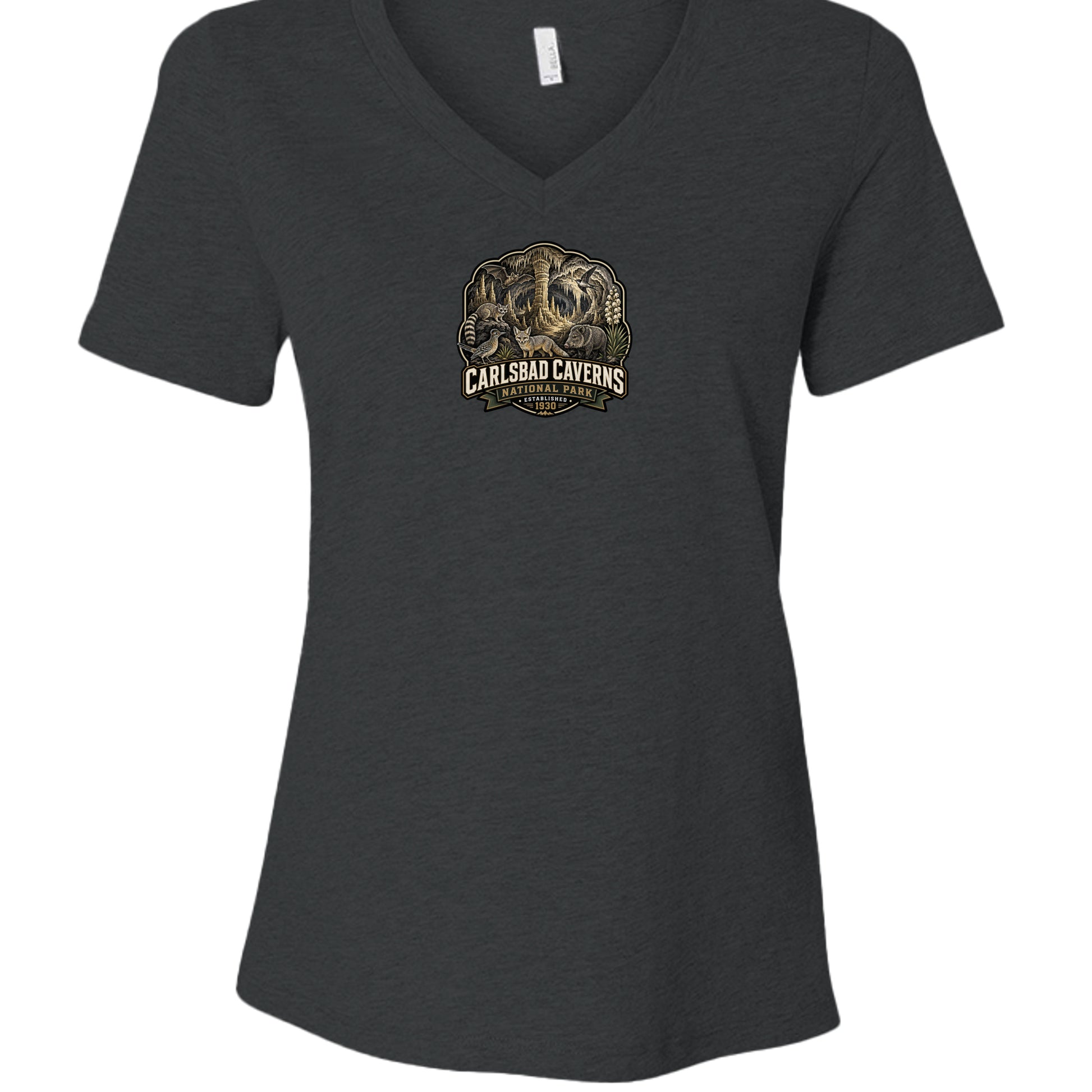 Dark Grey Heather - 6405CVC - FRONT