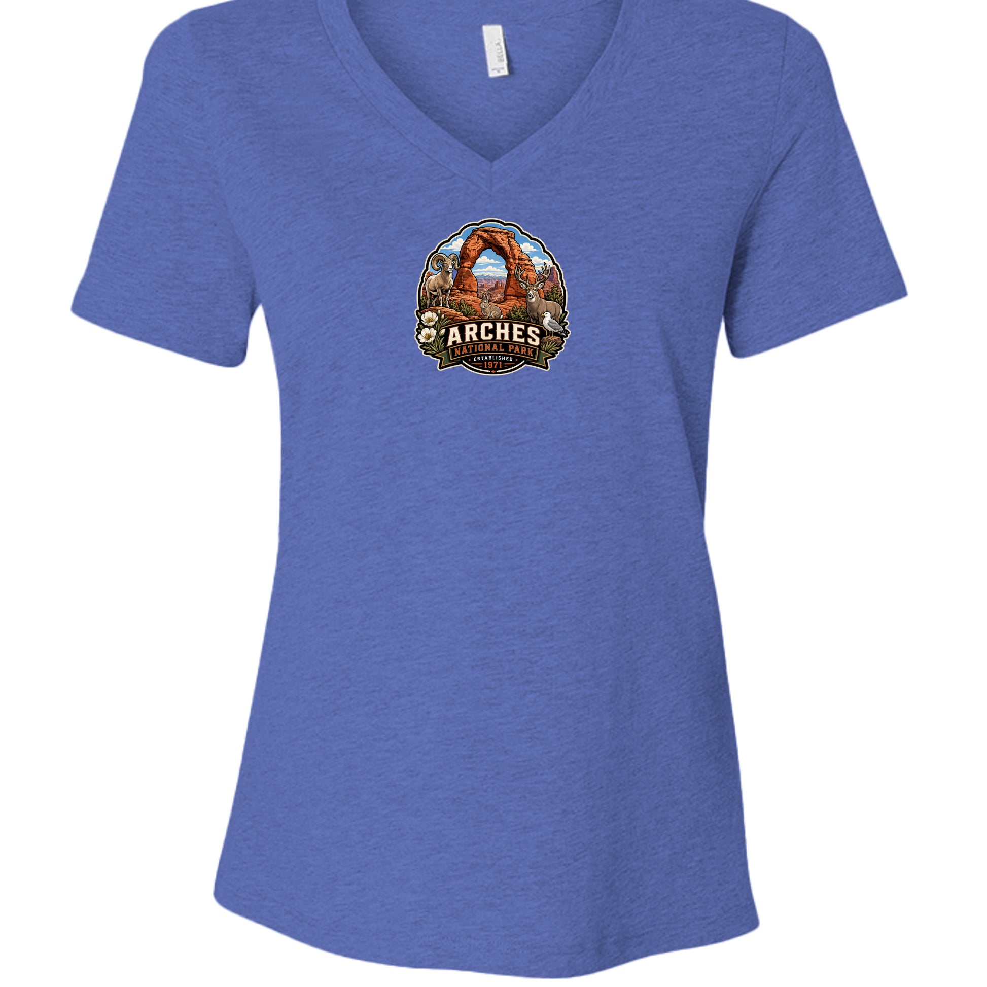 Heather True Royal - 6405CVC - FRONT