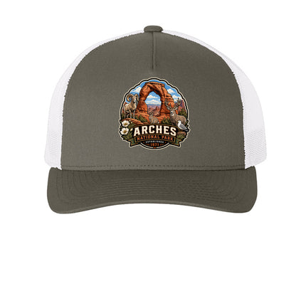 Charcoal/ White - 6506 - FRONT