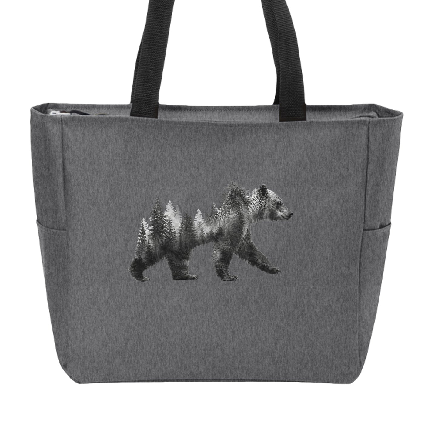 Heather Grey - BG410 - FRONT
