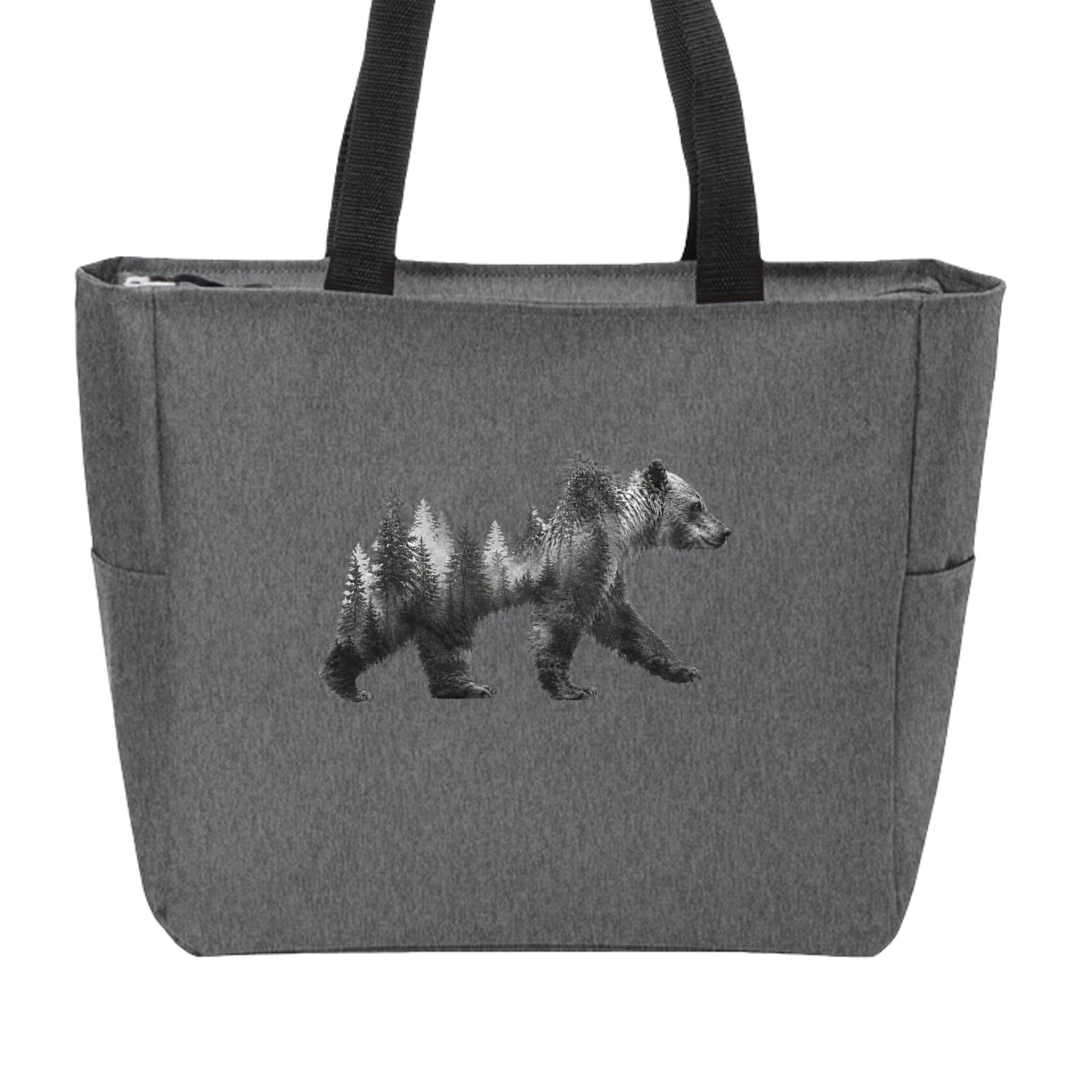 Heather Grey - BG410 - FRONT