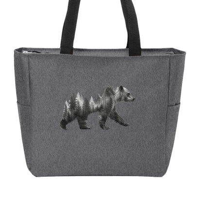 Heather Grey - BG410 - FRONT