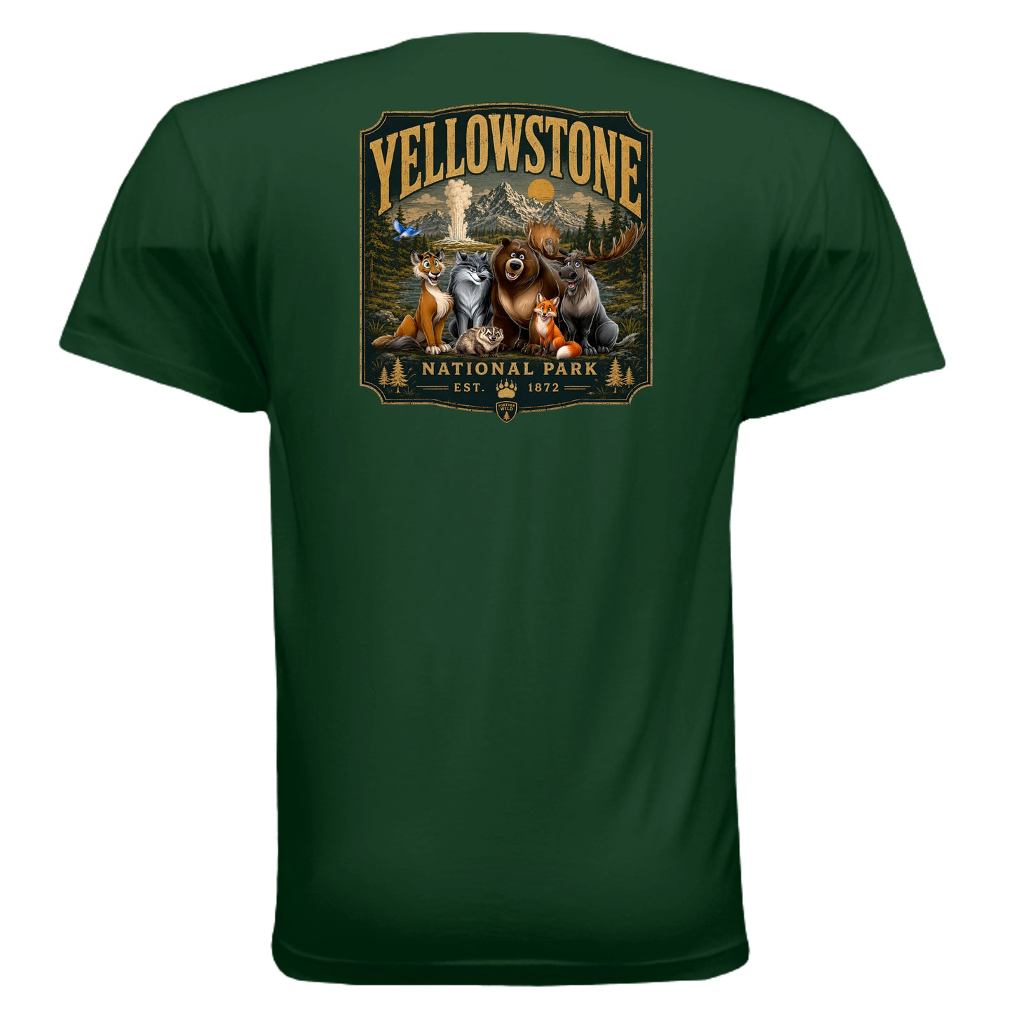 FOREST GREEN - 3600 - BACK