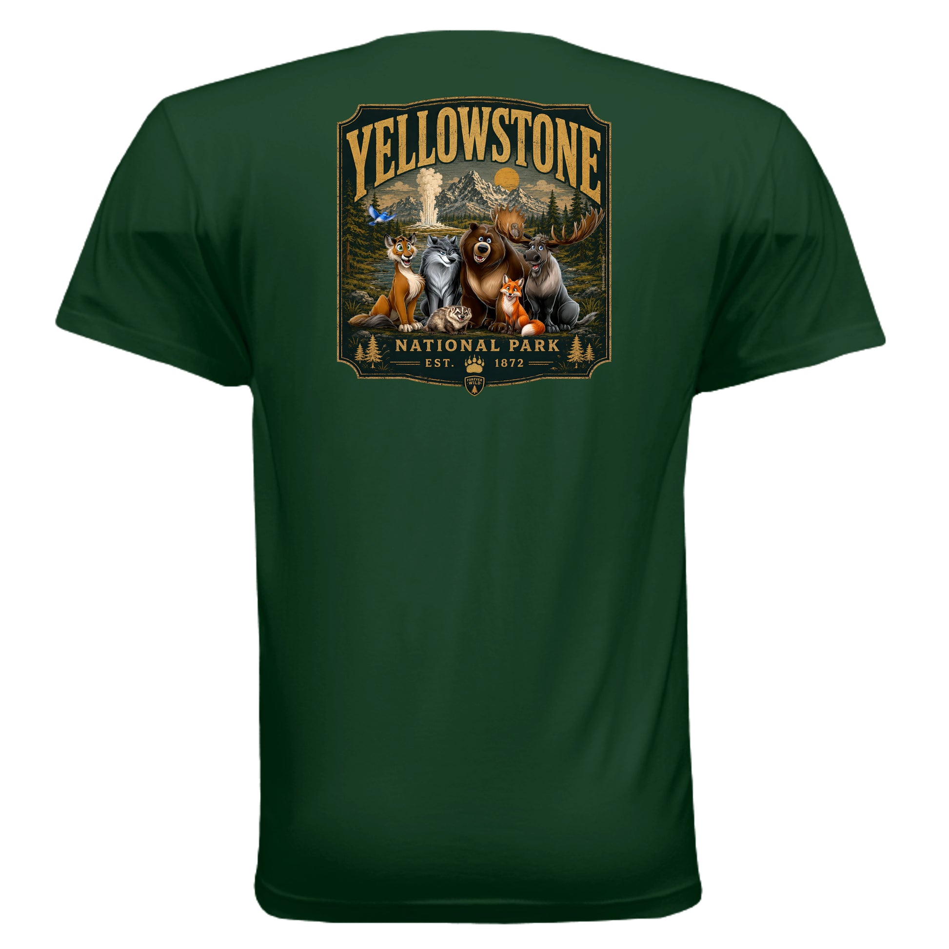 FOREST GREEN - 3600 - BACK