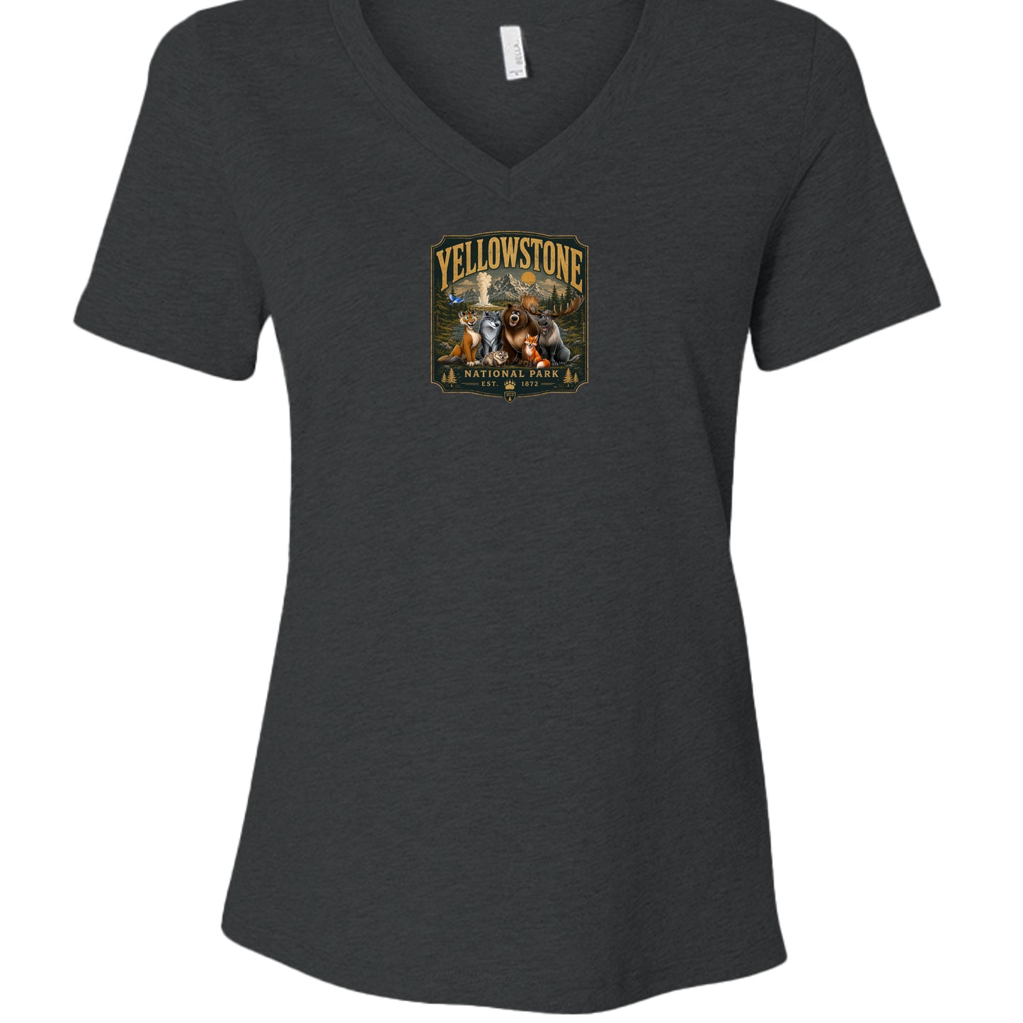 Dark Grey Heather - 6405CVC - FRONT